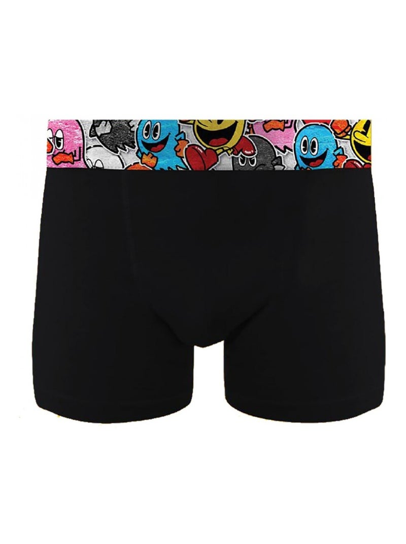 Boxer Homme PACMAN Noir - Kiabi
