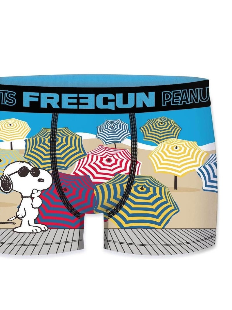 Boxer homme Peanuts Plage Freegun Bleu - Kiabi