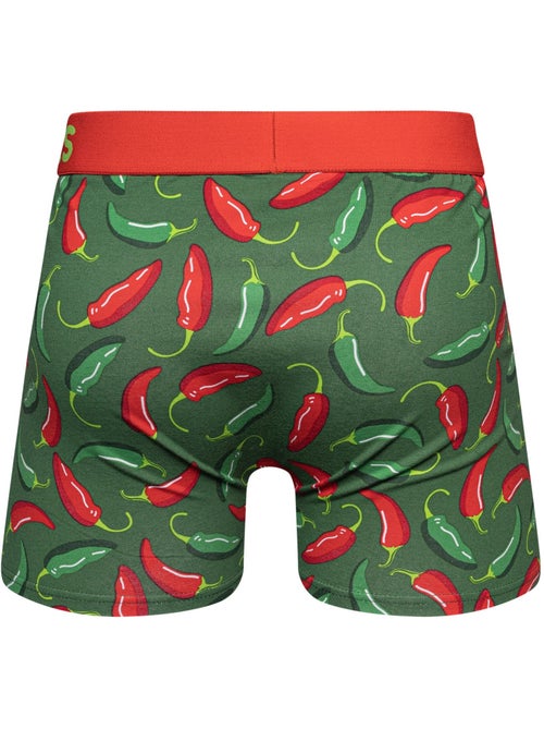 Boxer Homme Piments Rouges et Verts - Kiabi