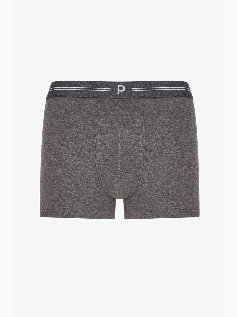 Boxer homme rayé penti Noir Bleu Gris - Kiabi