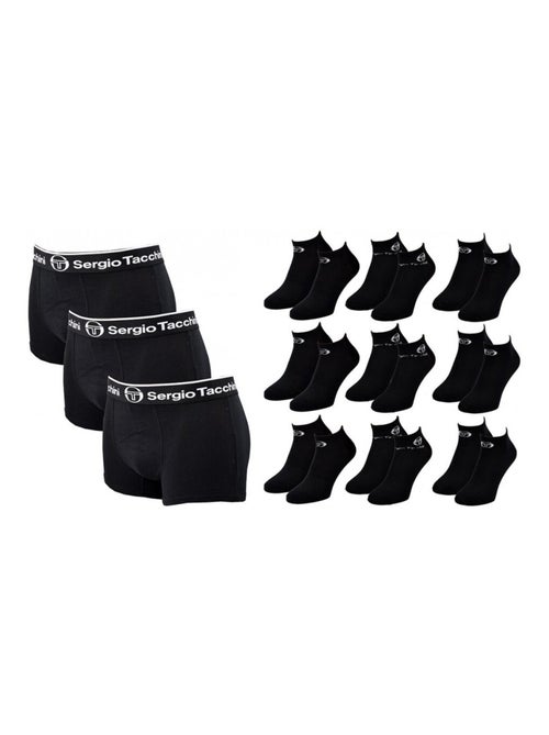 Boxer Homme SERGIO TACCHINI Lot de 3 PACK CADEAUX - Pack de 3 - Kiabi