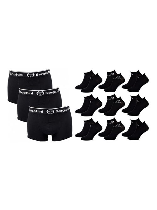 Boxer Homme SERGIO TACCHINI Lot de 3 PACK CADEAUX - Pack de 3 - Kiabi