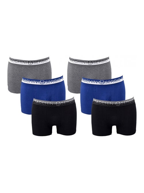 Boxer Homme SERGIO TACCHINI Lot de 6 - Pack de 6 - Kiabi