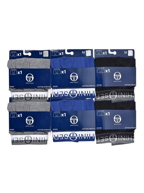 Boxer Homme SERGIO TACCHINI Lot de 6 - Pack de 6 - Kiabi