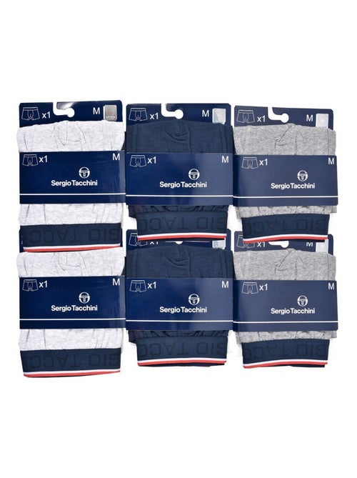 Boxer Homme SERGIO TACCHINI Lot de 6 - Pack de 6 - Kiabi