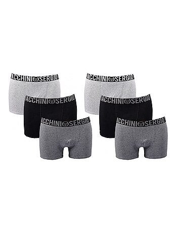 Boxer Homme SERGIO TACCHINI Lot de 6 - Pack de 6