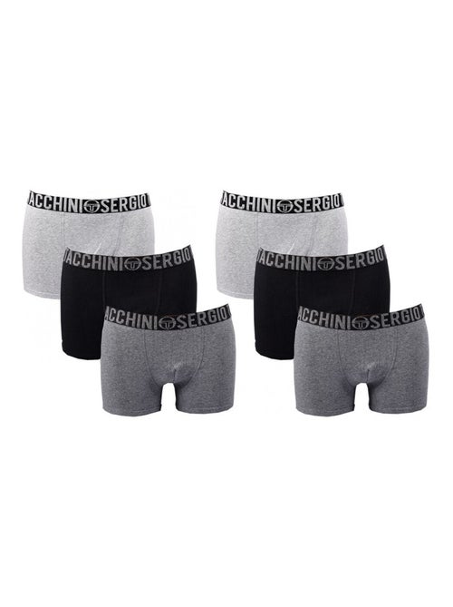 Boxer Homme SERGIO TACCHINI Lot de 6 - Pack de 6 - Kiabi