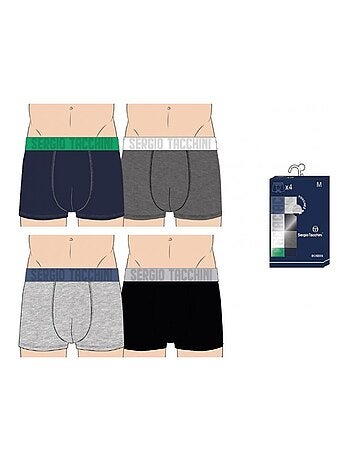 Boxer Homme SERGIO TACCHINI Lot de 8 - Pack de 8