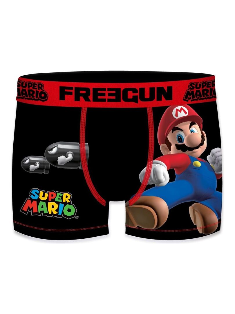 Boxer homme Super Mario Bros Bill Balles Freegun - Noir - Kiabi - nu€