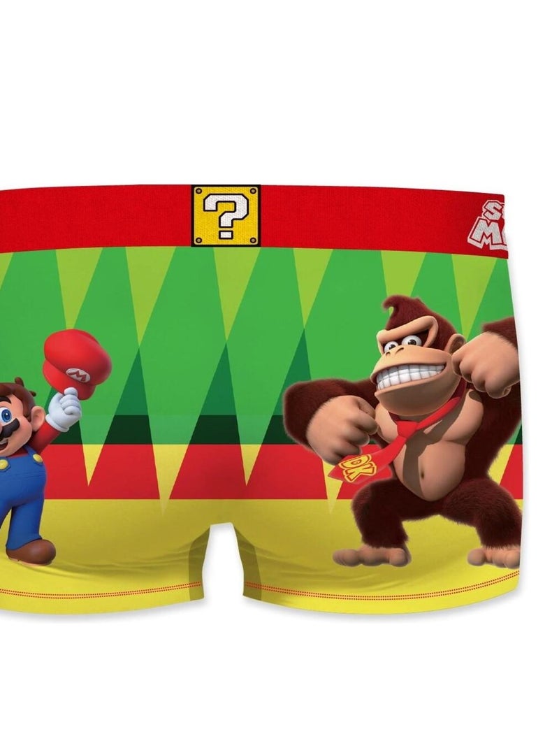 Boxer homme Super Mario Bros Donkey Kong Freegun Vert - Kiabi
