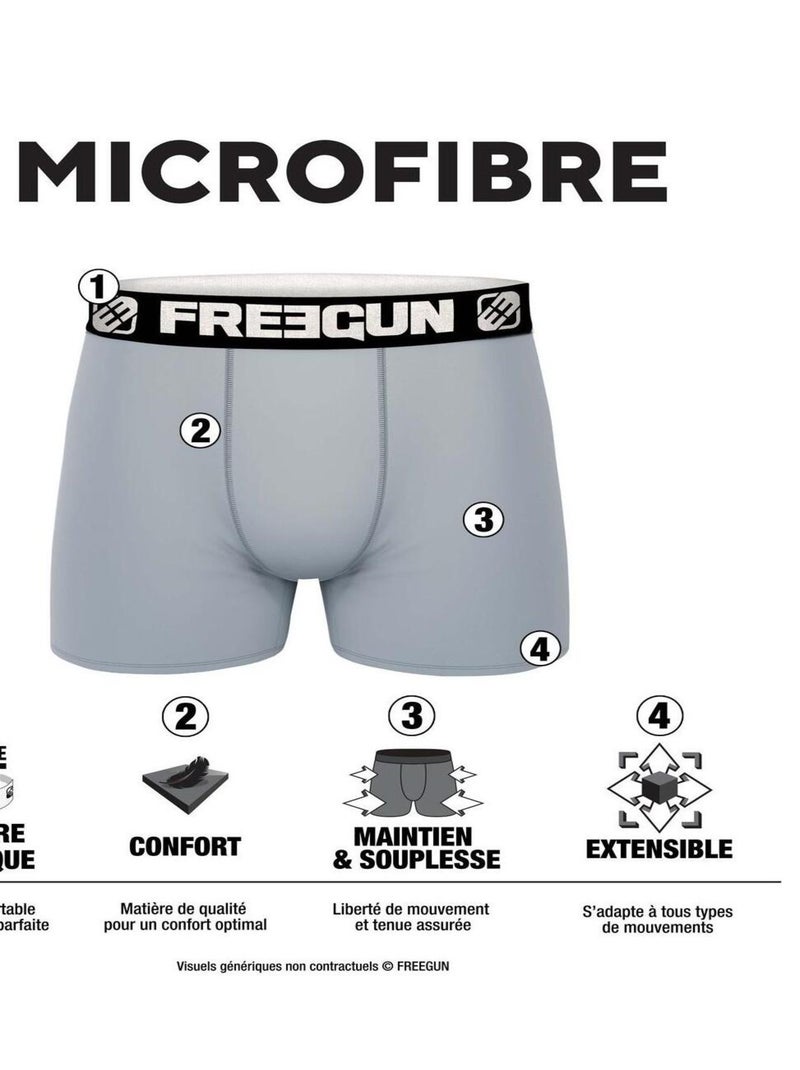 Boxer homme Super Mario Bros Mario Freegun Jaune - Kiabi