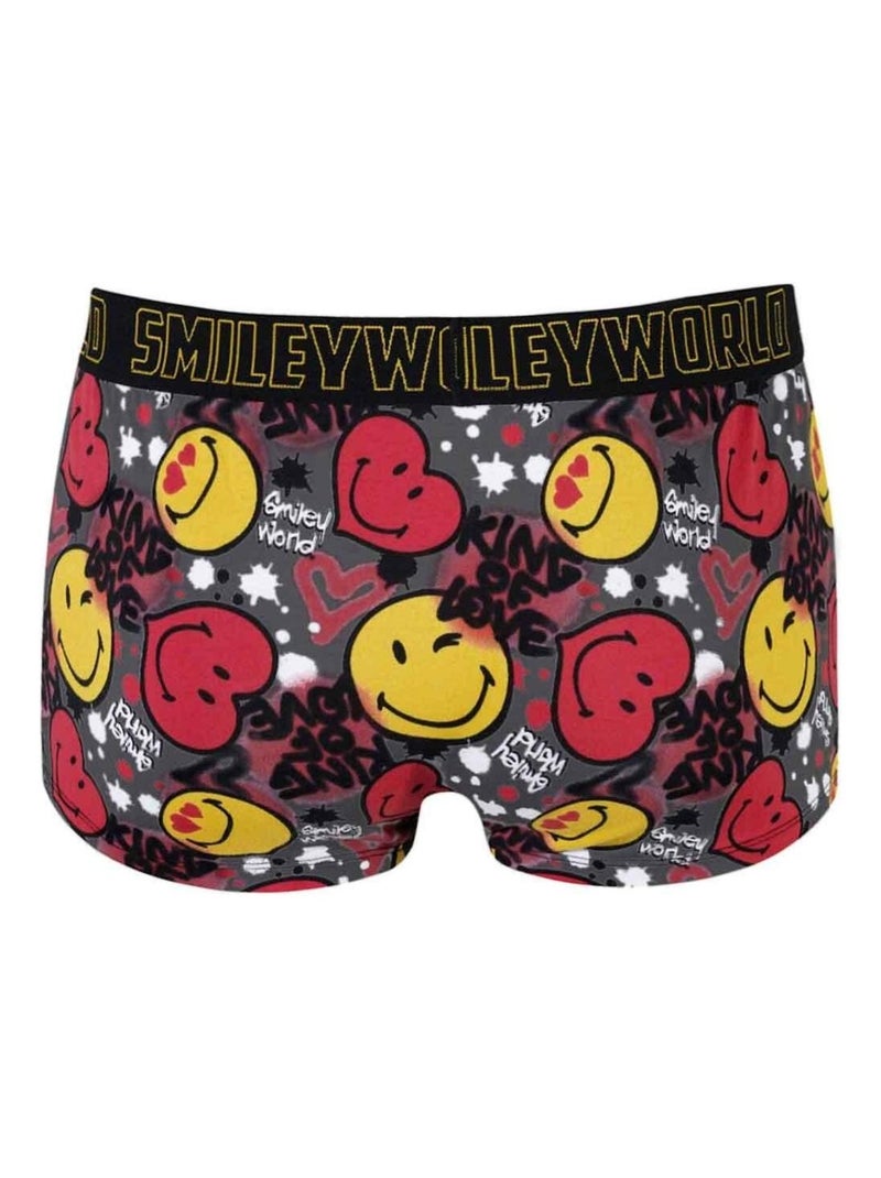 Boxer imprimé valentin Lover - Pomm'Poire Rouge - Kiabi