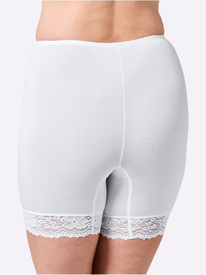 Boxer Jambes Longues Jersey Fin - Taille Standard - Witt Blanc - Kiabi