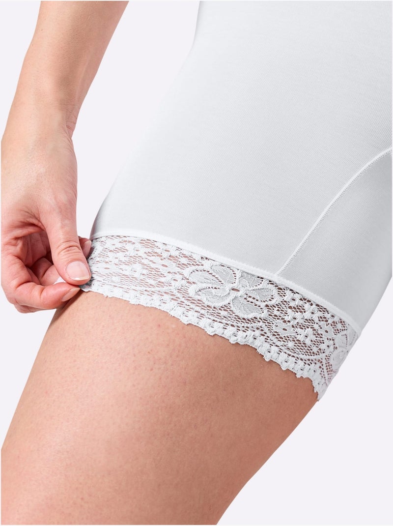 Boxer Jambes Longues Jersey Fin - Taille Standard - Witt Blanc - Kiabi