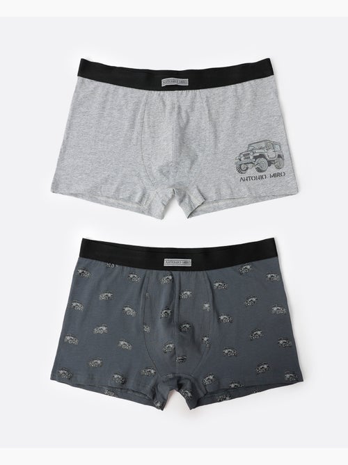 Boxer Jeep pour homme ANTONIO MIRO (boîte de 2 unités) - Kiabi Boxer Jeep pour homme ANTONIO MIRO (boîte de 2 unités) - Kiabi