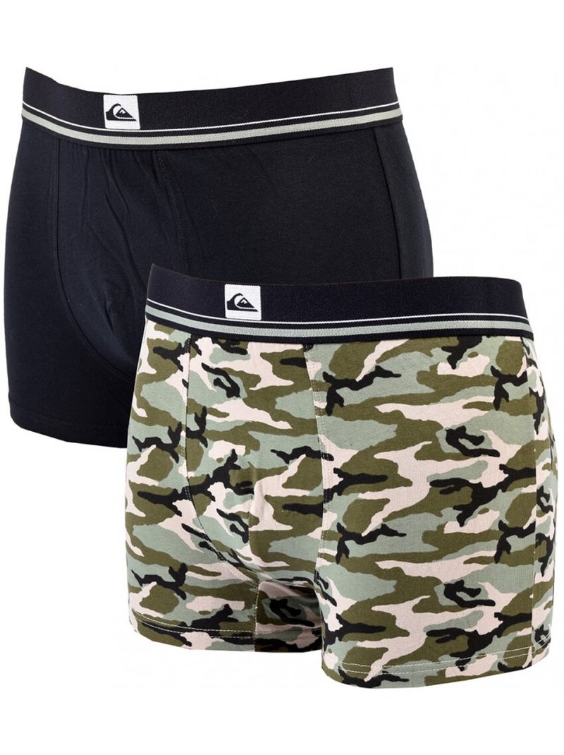 Boxer Junior QUIKSILVER - Pack de 2 Multicolore - Kiabi