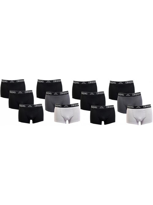 Boxer KAPPA pour Homme Qualité et Confort -Assortiment modèles photos selon arrivages- - Pack de 12 - Kiabi