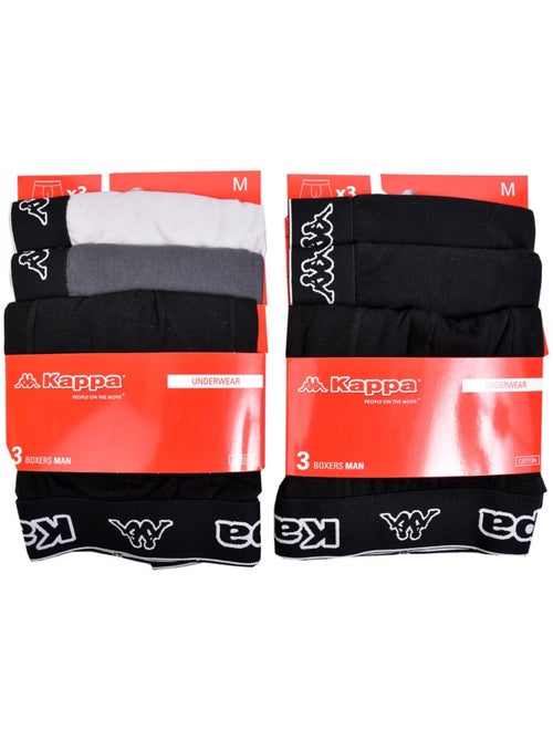 Boxer KAPPA pour Homme Qualité et Confort -Assortiment modèles photos selon arrivages- - Pack de 12 - Kiabi
