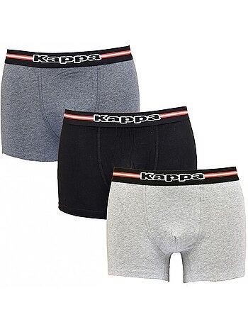 Boxer KAPPA pour Homme Qualité et Confort -Assortiment modèles photos selon arrivages- - Pack de 3