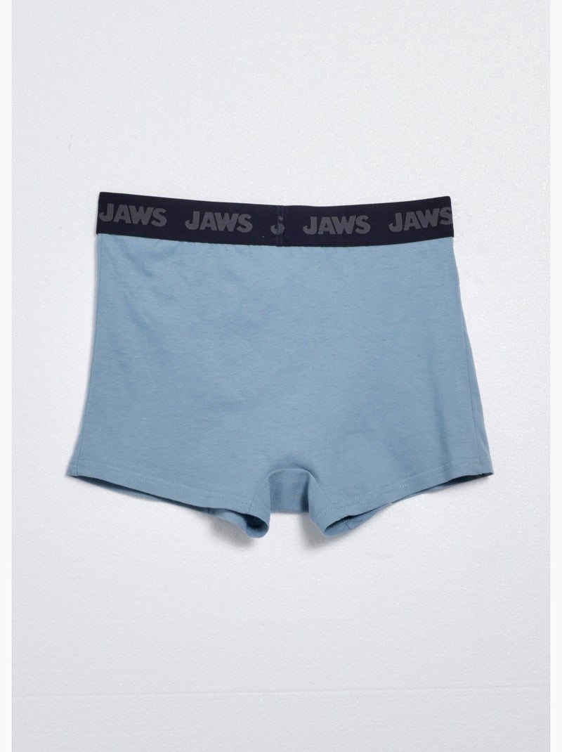 Boxer licence Jaws - Les Dents de la Mer - AFIBEL Bleu clair - Kiabi