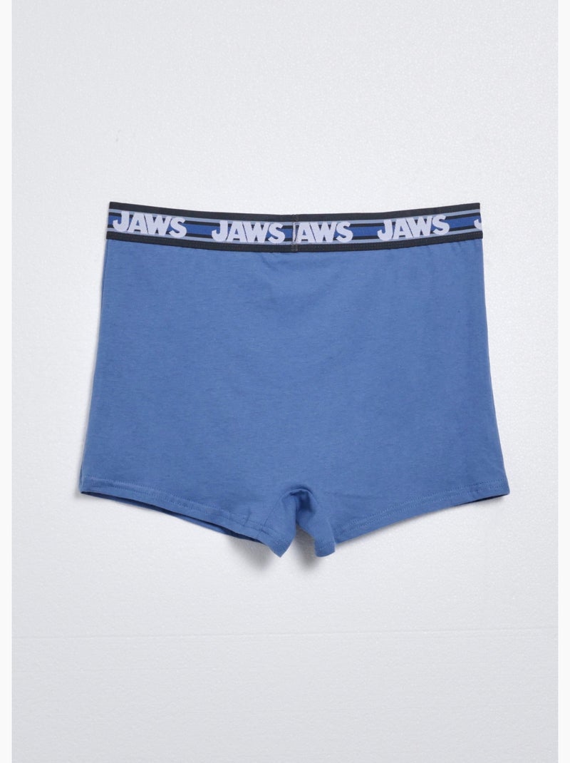 Boxer licence Jaws - Les Dents de la Mer - AFIBEL Bleu foncé - Kiabi