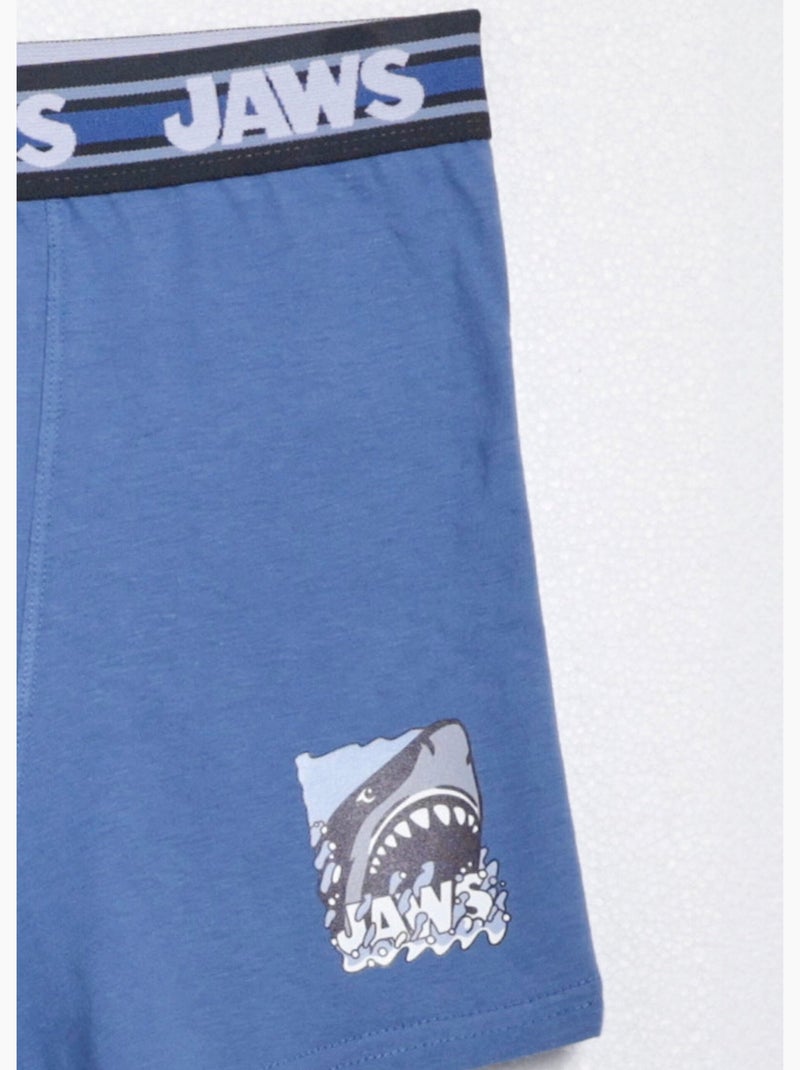 Boxer licence Jaws - Les Dents de la Mer - AFIBEL Bleu foncé - Kiabi