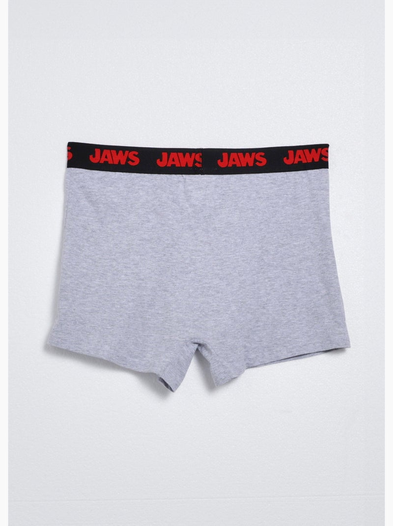 Boxer licence Jaws - Les Dents de la Mer - AFIBEL Gris - Kiabi