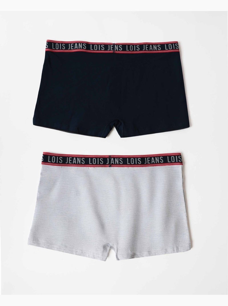 Boxer LOIS Leader pour homme (boîte de 2 unités) Multicolore - Kiabi