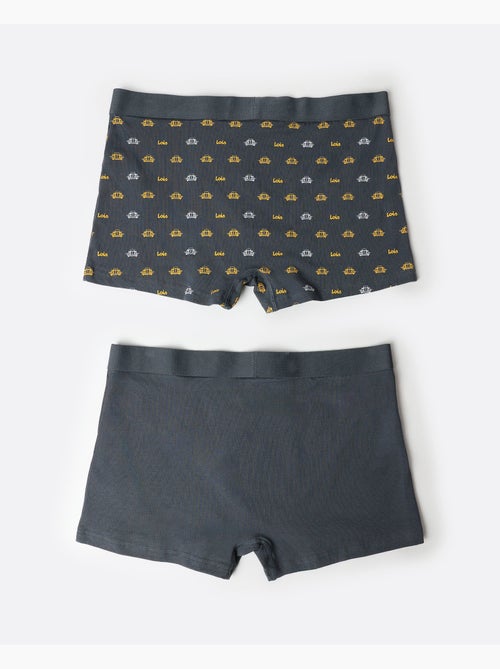 Boxer LOIS pour homme motif voiture jaune (boîte de 2 unités) - Kiabi Boxer LOIS pour homme motif voiture jaune (boîte de 2 unités) - Kiabi