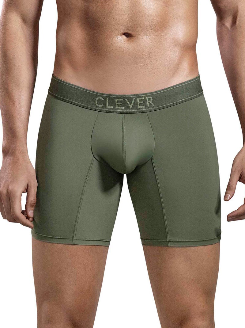 Boxer long Britanica Vert - Kiabi