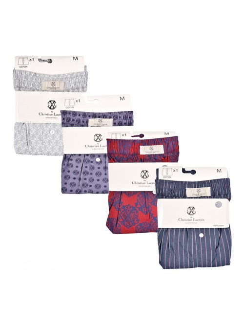 Boxer Long CXL By LACROIX X4 - Pack de 4 - Kiabi