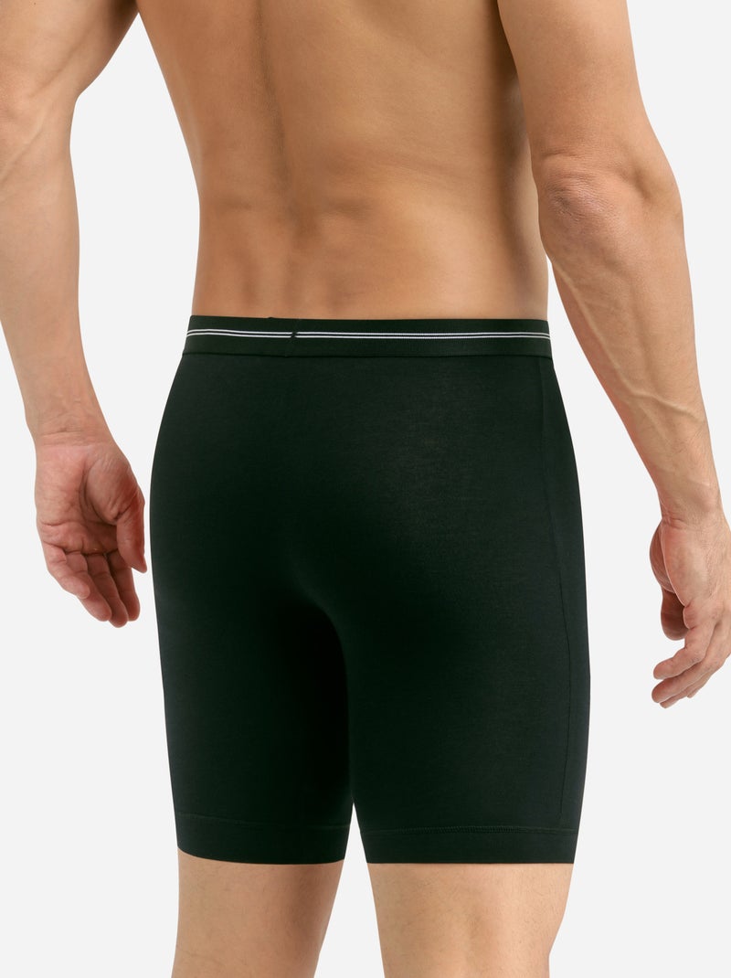 Boxer long modal Icons essentiel Noir - Kiabi