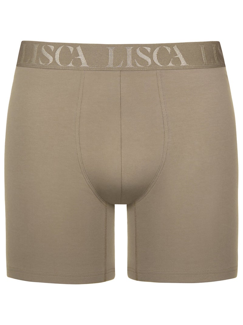 Boxer long Odysseus Marron - Kiabi