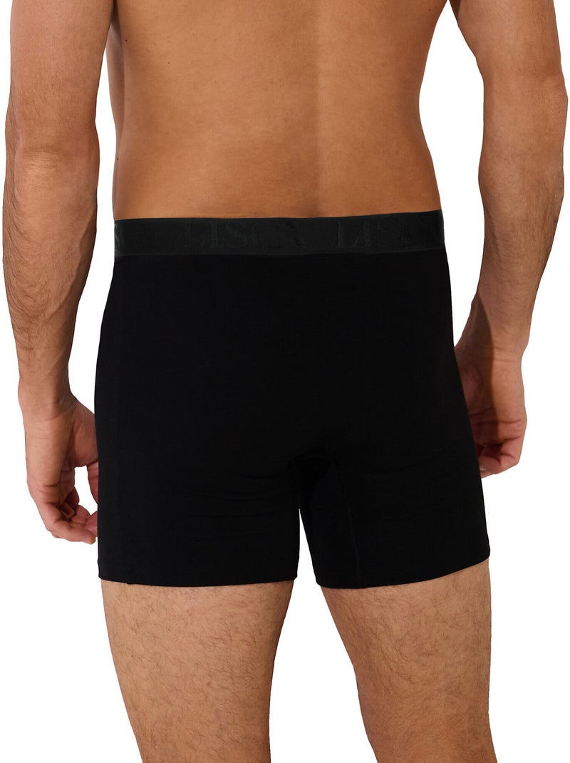 Boxer long Odysseus Noir - Kiabi
