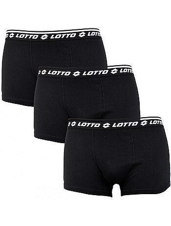 Boxer LOTTO pour Homme 100% COTON - Pack de 3