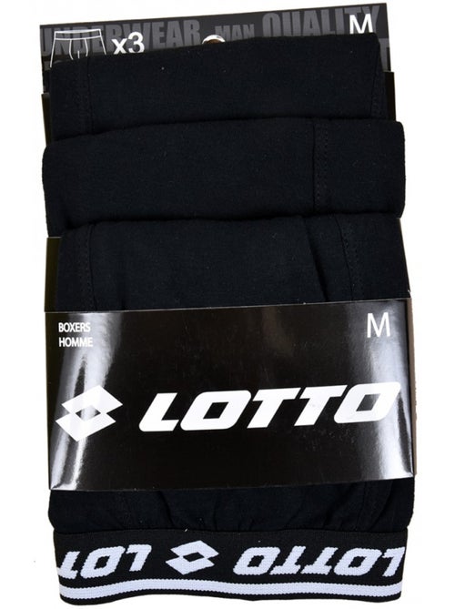 Boxer LOTTO pour Homme 100% COTON - Pack de 3 - Kiabi