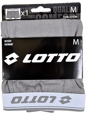 Boxer LOTTO pour Homme 100% COTON - Pack de 6