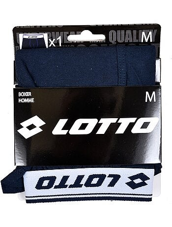 Boxer LOTTO pour Homme 100% COTON - Pack de 6