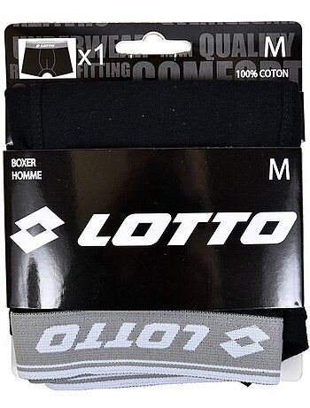 Boxer LOTTO pour Homme 100% COTON - Pack de 6