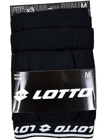 Boxer LOTTO pour Homme 100% COTON - Pack de 9