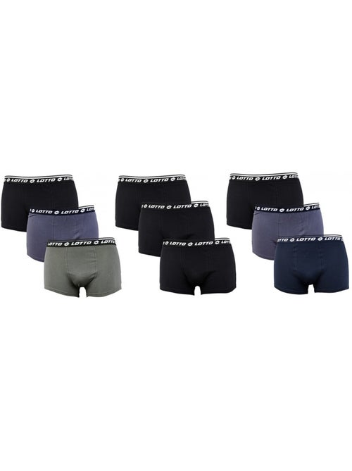 Boxer LOTTO pour Homme 100% COTON - Pack de 9 - Kiabi