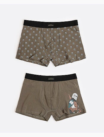Boxer Mando STAR WARS MANDALORIAN pour homme (lot de 2)