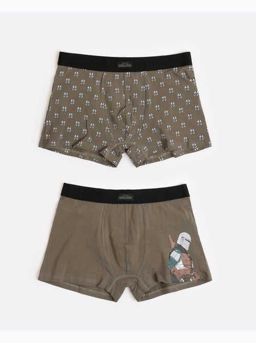 Boxer Mando STAR WARS MANDALORIAN pour homme (lot de 2) - Kiabi Boxer Mando STAR WARS MANDALORIAN pour homme (lot de 2) - Kiabi