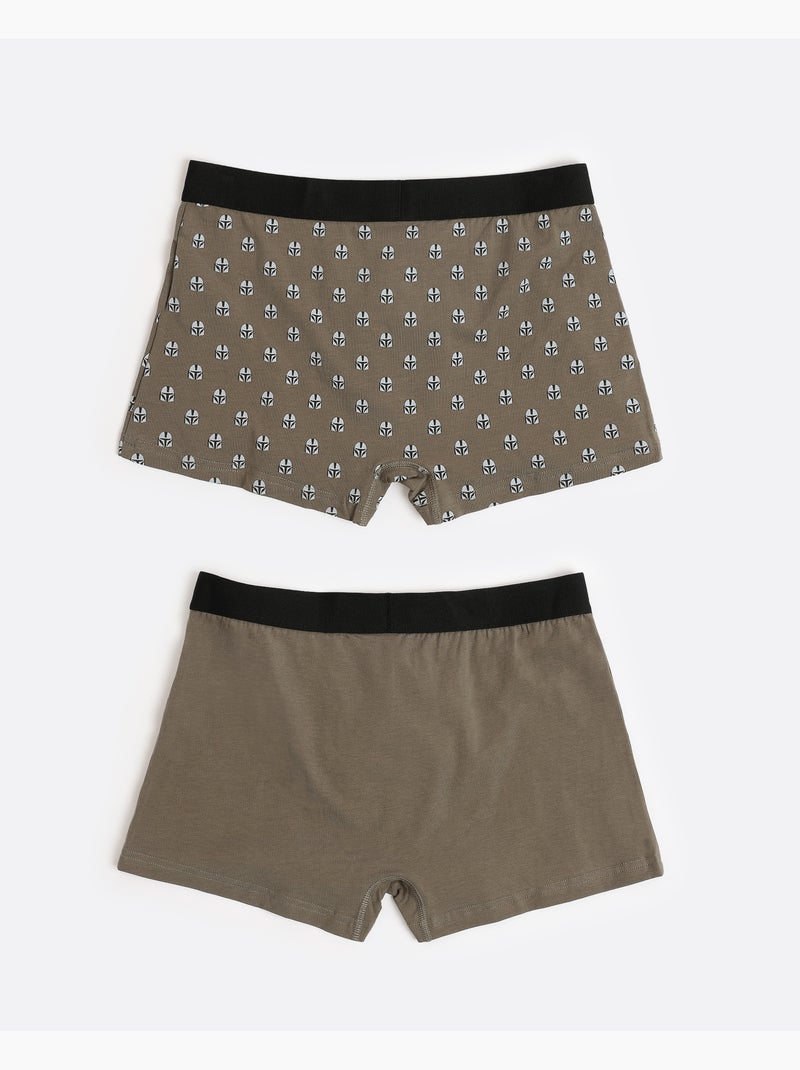 Boxer Mando STAR WARS MANDALORIAN pour homme (lot de 2) Multicolore - Kiabi