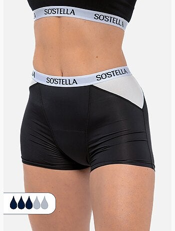 Boxer Menstruel de sport - N°12 - Femme et Adolescente - Flux moyen - SORIO