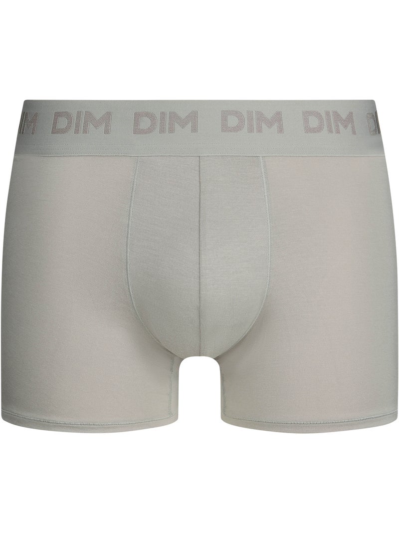 Boxer mi-long Ultra Stretch Gris - Kiabi