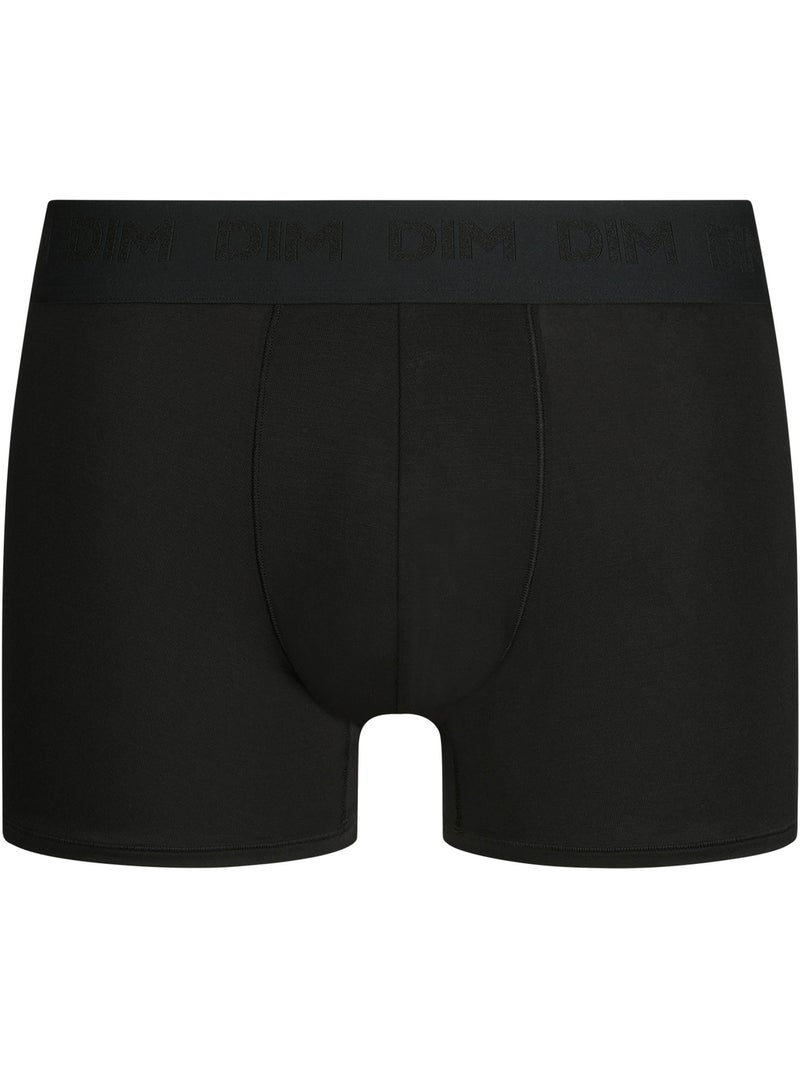 Boxer mi-long Ultra Stretch Noir - Kiabi