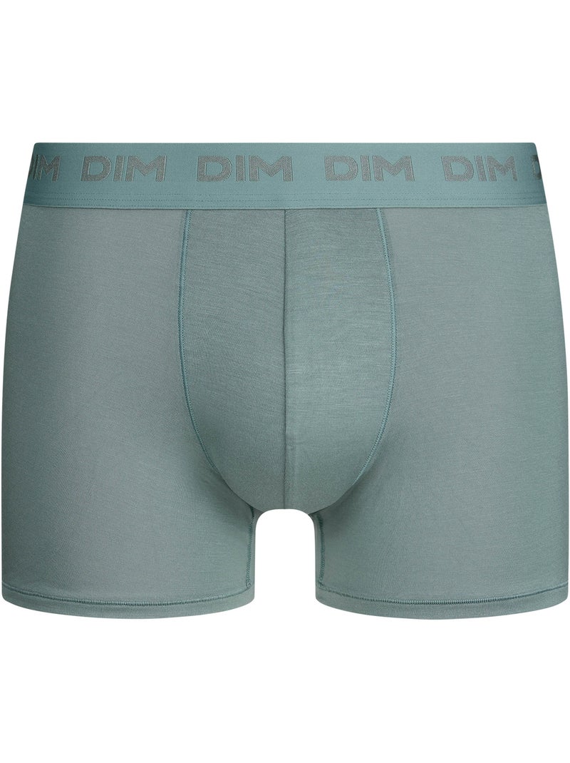 Boxer mi-long Ultra Stretch Vert givrée - Kiabi