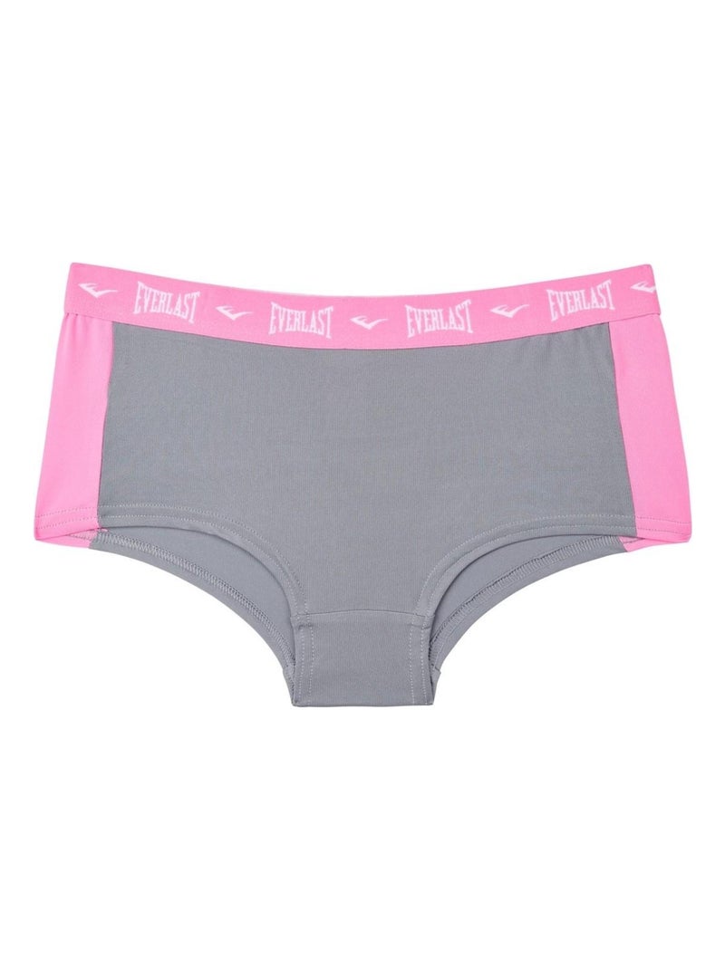 Boxer microfibre femme Unicolor Everlast Gris - Kiabi