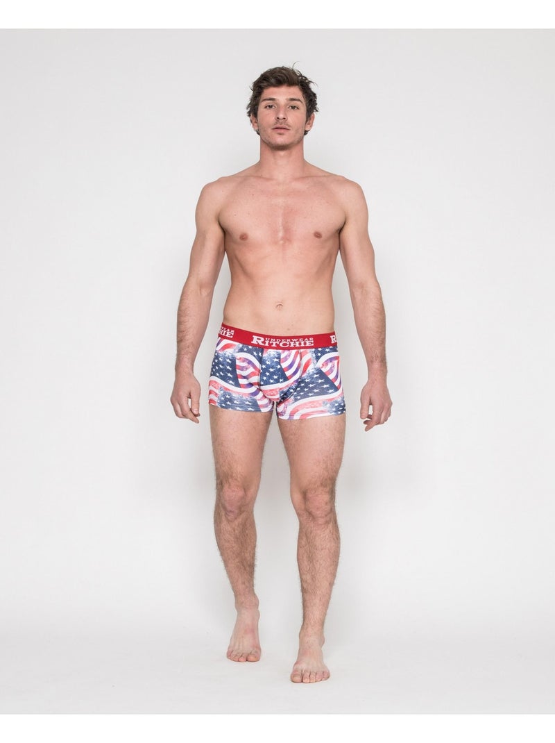 Boxer motifs REDMOND Rouge - Kiabi